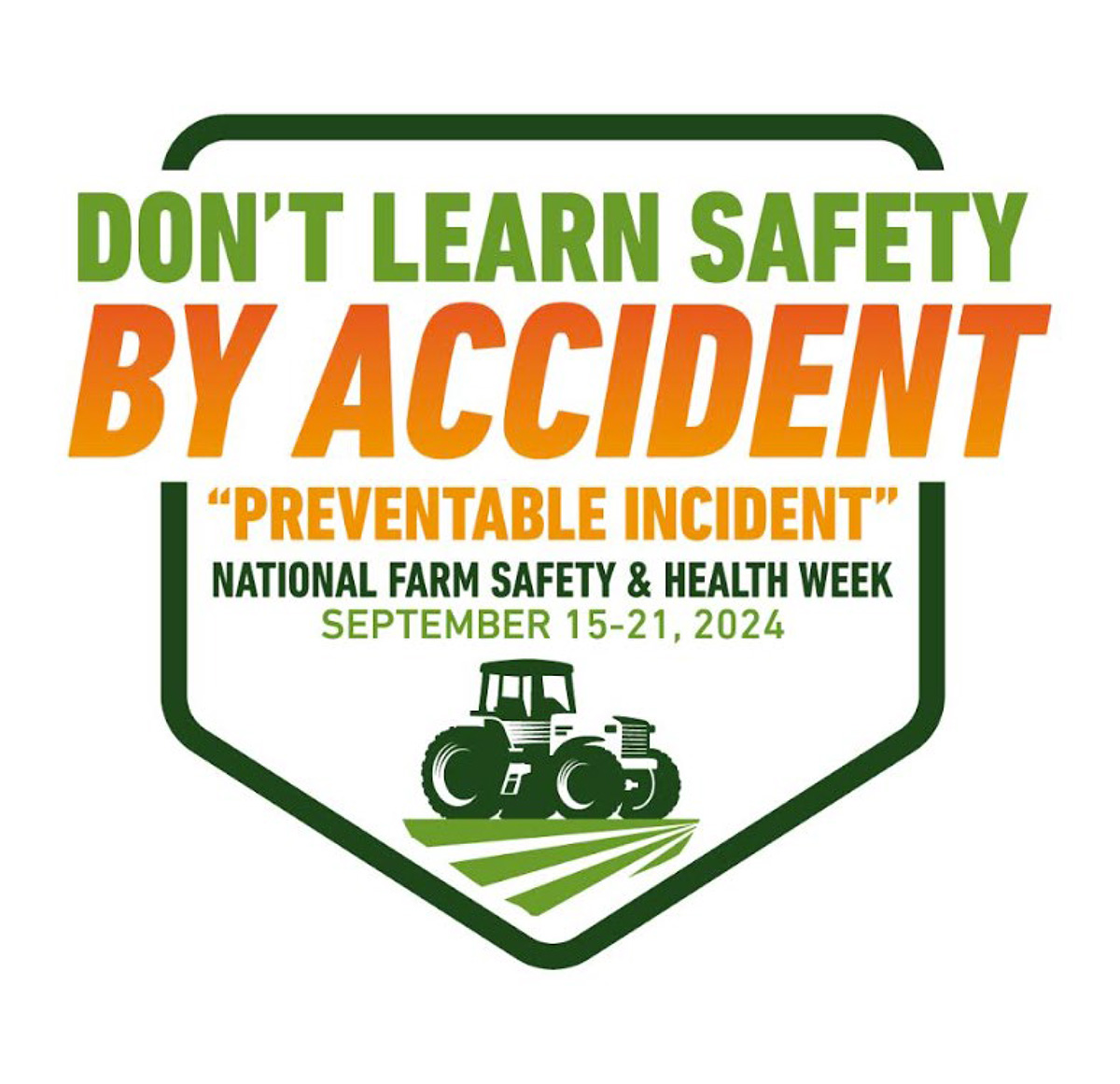 National farm safety & health week Sept. 15-21, 2024